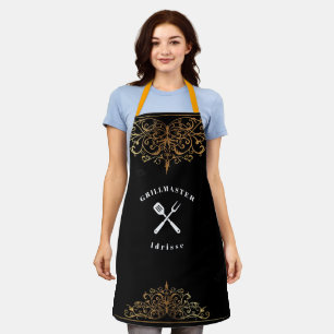 Modern Rustic GRILLMASTER Custom Cool Adult Apron