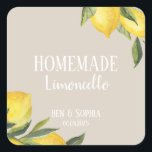 Modern Rustic Homemade Italian Limoncello Labels<br><div class="desc">Modern Rustic homemade limoncello bottle labels,  they are perfect custom label for your wedding favors with an italian theme and a summer vibe. They feature a watercolor lemon branch,  lemons and green branches  and a custom label for all your italian limoncello bottle labeling needs.</div>