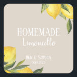 Modern Rustic Homemade Italian Limoncello Labels<br><div class="desc">Modern Rustic homemade limoncello bottle labels,  they are perfect custom label for your wedding favors with an italian theme and a summer vibe. They feature a watercolor lemon branch,  lemons and green branches  and a custom label for all your italian limoncello bottle labeling needs.</div>