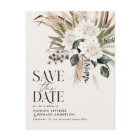 Modern rustic pampas eucalyptus botanical elegant
