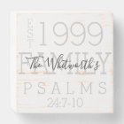 Modern Rustic Personalised Family Scripture Custom