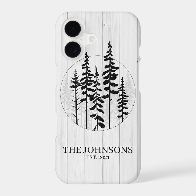 Modern Rustic Pine Tree Farmhouse (Back)