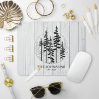 Modern Rustic Pine Tree Farmhouse