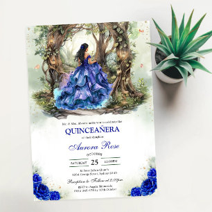 Modern Rustic Quinceanera Invitation