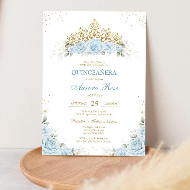 Modern Rustic Quinceanera Invitation (Creator Uploaded)