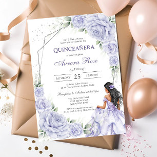 Modern Rustic Quinceanera Invitation