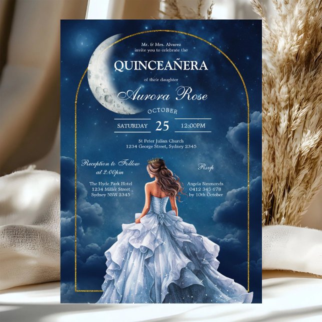 Modern Rustic Quinceanera Invitation (Creator Uploaded)