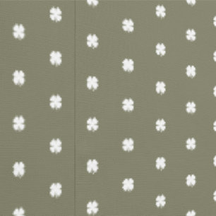 Modern Rustic Sage Green Grey Small Clover Pattern Wallpaper
