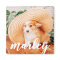Modern Rustic Simple Custom Pet Photo