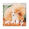 Modern Rustic Simple Custom Pet Photo