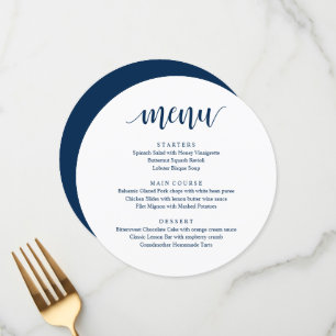 Modern Rustic, Wedding Elopement Reception Dinner  Menu