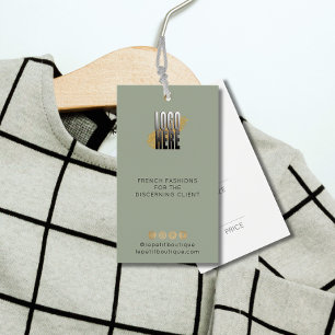 Modern Sage  Clothing Price tag with logo