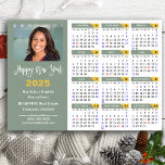 Modern Sage Green 2024 Calendar Business Photo Holiday Card<br><div class="desc">2024 Calendar Modern Sage Green Business 2 Photo New Year Holiday Card. All the texts are pre-arranged for you to personalise easily and quickly with your own details. Wish you all a Happy Holidays and an Amazing New Year! For many other card designs, please visit (Holiday Cards) https://www.zazzle.com/collections/119095696689680604 (Holiday Postcards)...</div>