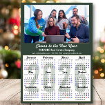 Modern Sage Green 2024 Calendar Business Photo Holiday Card<br><div class="desc">Modern Sage Green Business 2024 Calendar Minimalist New Year Holiday Card. All the texts are pre-arranged for you to personalise easily and quickly with your own details. Wish you all a Happy Holidays and an Amazing New Year! For many other card designs, please visit (Holiday Cards) https://www.zazzle.com/collections/119095696689680604 (Holiday Postcards) https://www.zazzle.com/collections/119753491551091405...</div>