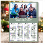 Modern Sage Green 2024 Calendar Business Photo Holiday Card<br><div class="desc">Modern Sage Green Business 2024 Calendar Minimalist New Year Holiday Card. All the texts are pre-arranged for you to personalise easily and quickly with your own details. Wish you all a Happy Holidays and an Amazing New Year! For many other card designs, please visit (Holiday Cards) https://www.zazzle.com/collections/119095696689680604 (Holiday Postcards) https://www.zazzle.com/collections/119753491551091405...</div>