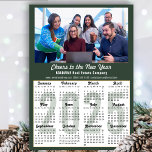 Modern Sage Green 2025 Calendar Business Magnetic<br><div class="desc">Sage Green 2025 Calendar Business Photo Modern Minimalist Typography Magnetic Card featuring company photo. All the texts are pre-arranged for you to personalise easily and quickly with your own details.</div>