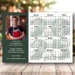 Modern Sage Green 2025 Calendar Photo Magnetic<br><div class="desc">Sage Green 2025 Calendar Business Photo Minimalist Holiday Magnetic Card. All the texts are pre-arranged for you to personalise easily and quickly with your own details. Wish you all a Happy Holidays and an Amazing New Year! For many other card designs, please visit : (Business Holiday Cards) https://www.zazzle.com/collections/119095696689680604 (Business Magnetic...</div>
