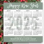 Modern Sage Green Business 2025 Calendar Simple Holiday Card<br><div class="desc">Business 2025 Calendar Modern Script Sage Green Minimalist New Year Holiday Card. All the texts are pre-arranged for you to personalise easily and quickly with your own details. Wish you all a Happy Holidays and an Amazing New Year! For many other card designs, please visit : (Holiday Cards) https://www.zazzle.com/collections/119095696689680604 (Holiday...</div>