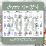 Modern Sage Green Business 2026 Calendar Simple Holiday Card<br><div class="desc">Business 2026 Calendar Modern Script Sage Green Minimalist New Year Holiday Card. All the texts are pre-arranged for you to personalise easily and quickly with your own details. Wish you all a Happy Holidays and an Amazing New Year! For many other card designs, please visit : (Holiday Cards) https://www.zazzle.com/collections/119095696689680604 (Holiday...</div>