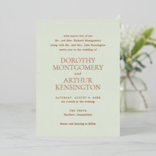 Modern Sage Green Elegant Wedding