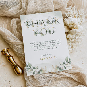 Modern Sage Green Gold Eucalyptus Bridal Shower Invitation