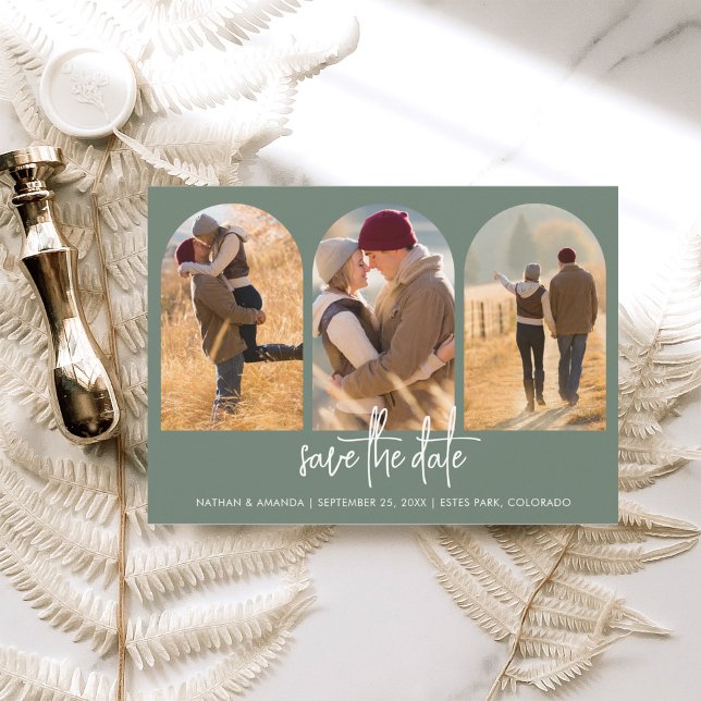 Modern Sage Green Save The Date (Creator Uploaded)