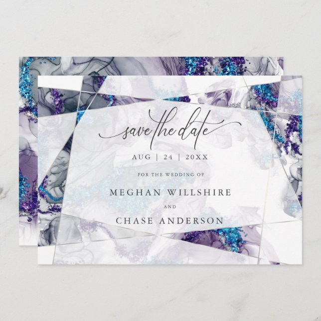 Modern Sage Green Watercolor Abstract  (Front/Back)