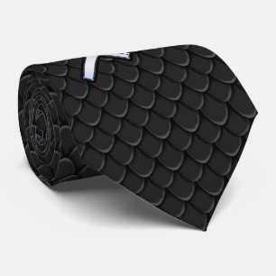 Modern Sagittarius Zodiac Sign on Snake Skin Tie