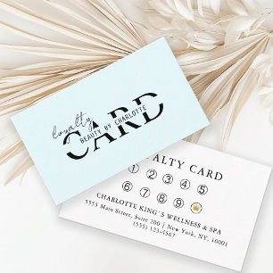 Modern, Salon, 10 - Loyalty Card