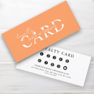Modern, Salon,  10 - Loyalty Card