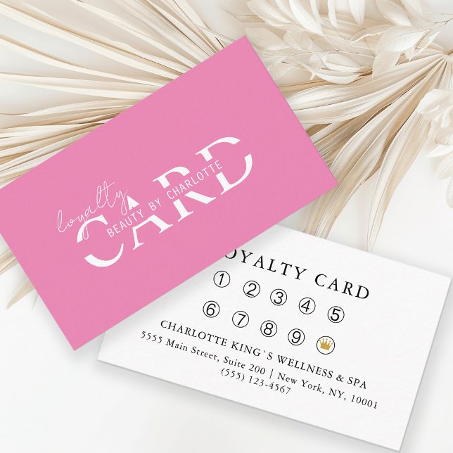 Modern, Salon,  10 - Loyalty Card (Creator Uploaded)