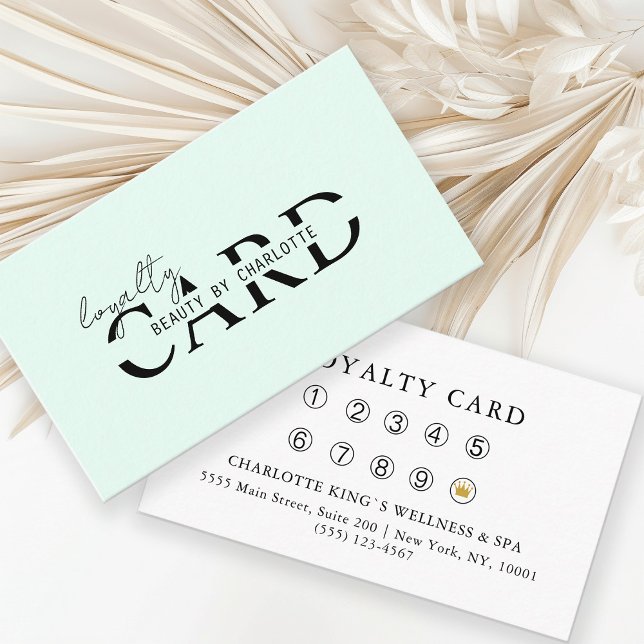 Modern, Salon,  10 - Loyalty Card (Creator Uploaded)