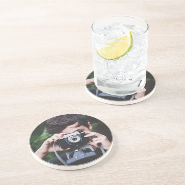 Modern Sandstone Coaster for Dining Table (Side)