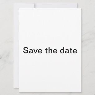 Modern save the date