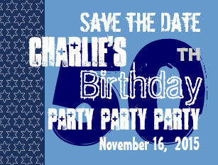50th birthday save the date postcards zazzle au