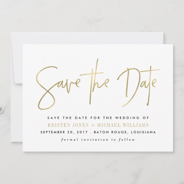 Modern Save the Date Announcements (Front)