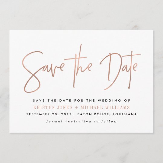 Modern Save the Date Announcements