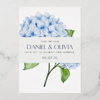 Modern save the date card