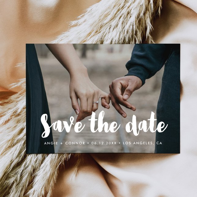 Modern Save the Date photo Announcement (Creator Uploaded)
