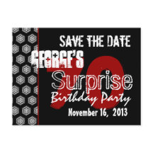 Modern Save the Date Surprise 70th Party W1943