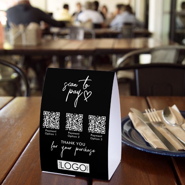 Modern Scan to Pay QR Code Payment Business Logo (Insitu(Restaurant))