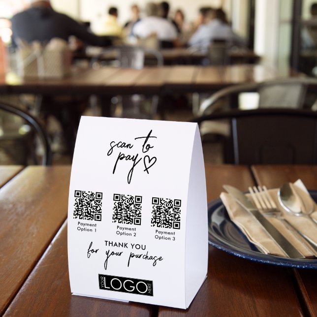 Modern Scan to Pay QR Code Payment Business Logo (Insitu(Restaurant))