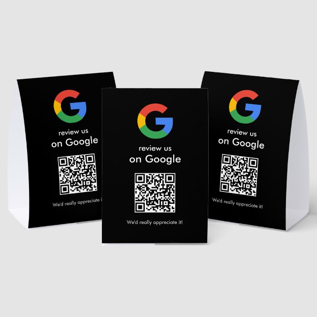 Modern Scan to Review Google QR Code Business Sign (Insitu(Multi))