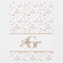 Modern scandi rainbow and mountains personalised