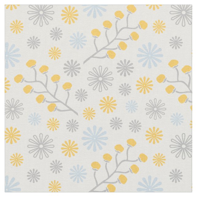 Modern Scandinavian Cotton (56" width) Fabric (Close Up)