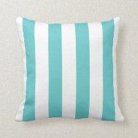 Modern Scandinavian style aqua turquoise stripes