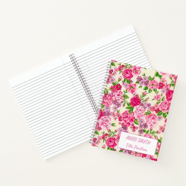 Modern School Floral Notebook (Inside)