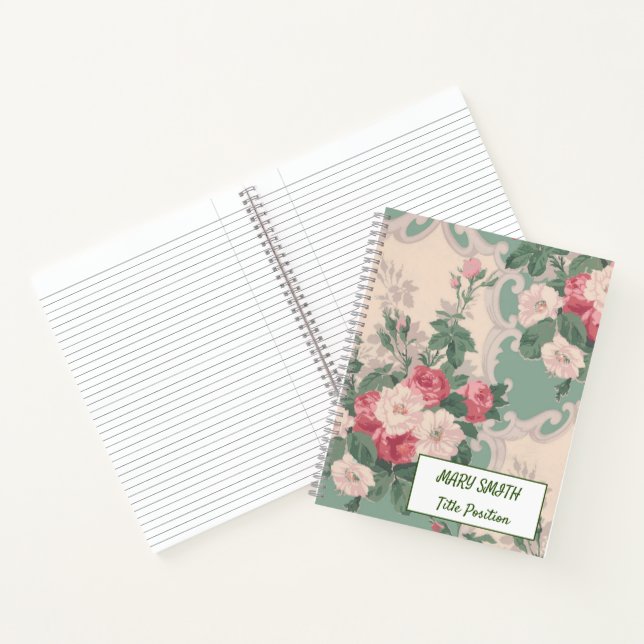 Modern School Floral Notebook (Inside)