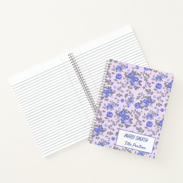 Modern School Floral Notebook (Inside)