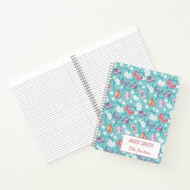 Modern School Floral Notebook (Inside)